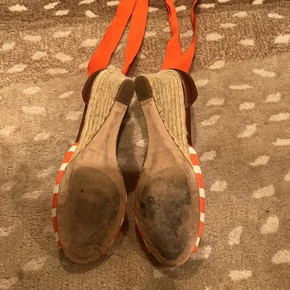 Ann Taylor Makena Striped Espadrilles Size 7 - Picture 6 of 6